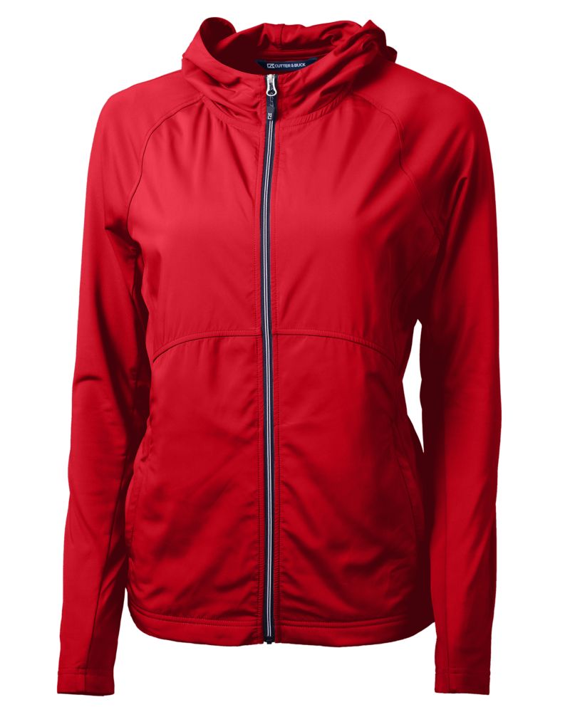 Cutter & Buck Adapt Recycled Soft Knit Stretch Womens Hybrid Full Zip Jacket 75