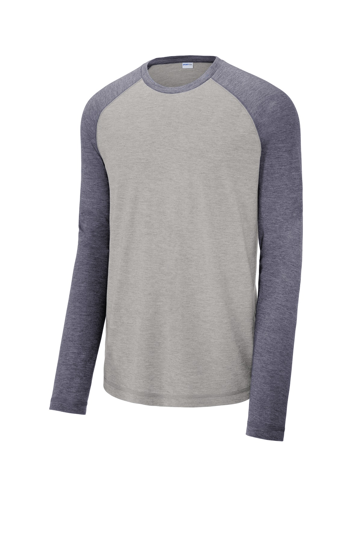 Sport-Tek® PosiCharge Long Sleeve Tri-Blend Wicking Raglan Tee 64