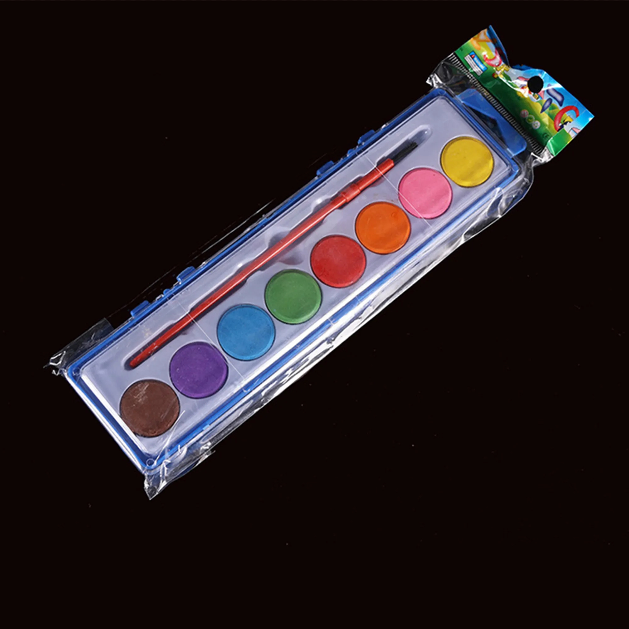 8-Color Solid Watercolor Paint Set For Kids 10