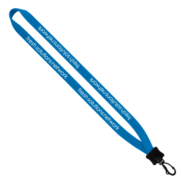 1/2" Smooth Nylon Lanyard with Plastic Clamshell & Swivel Snap Hook 7