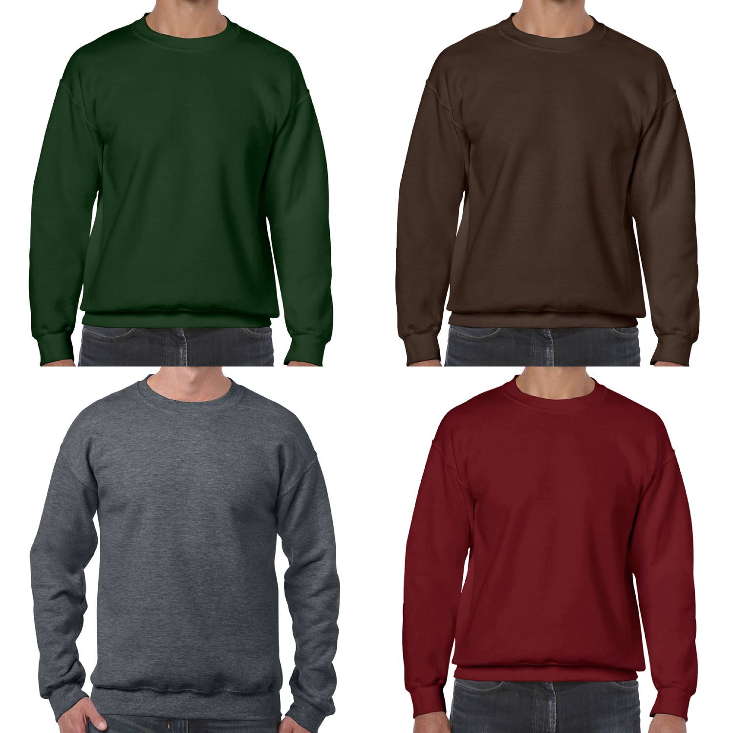 Adult 7.75 oz. Cotton Blend Crewneck Sweatshirt 13