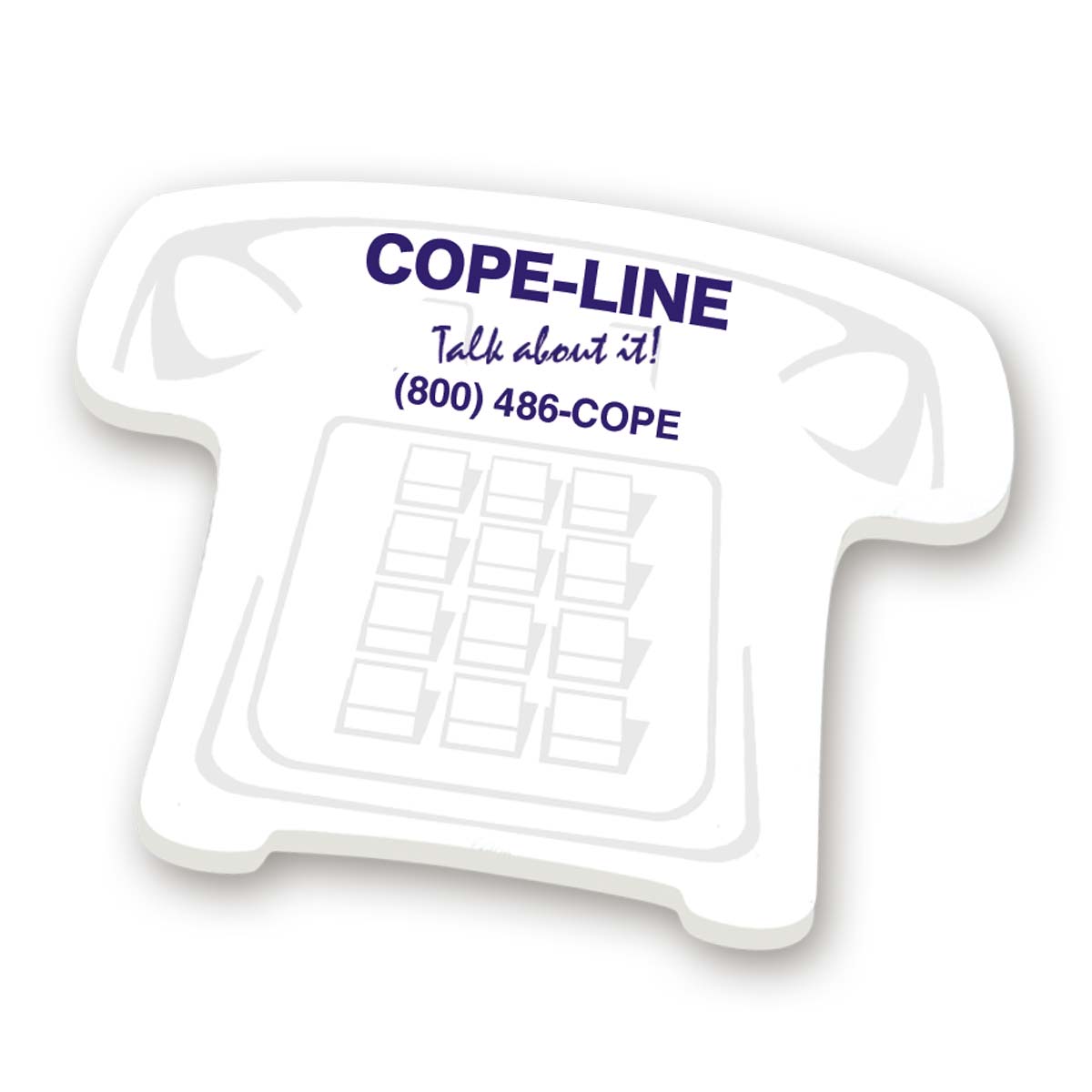 Souvenir® Sticky Note™ 4" x 3" Die Cut Pad, 50 sheet 52