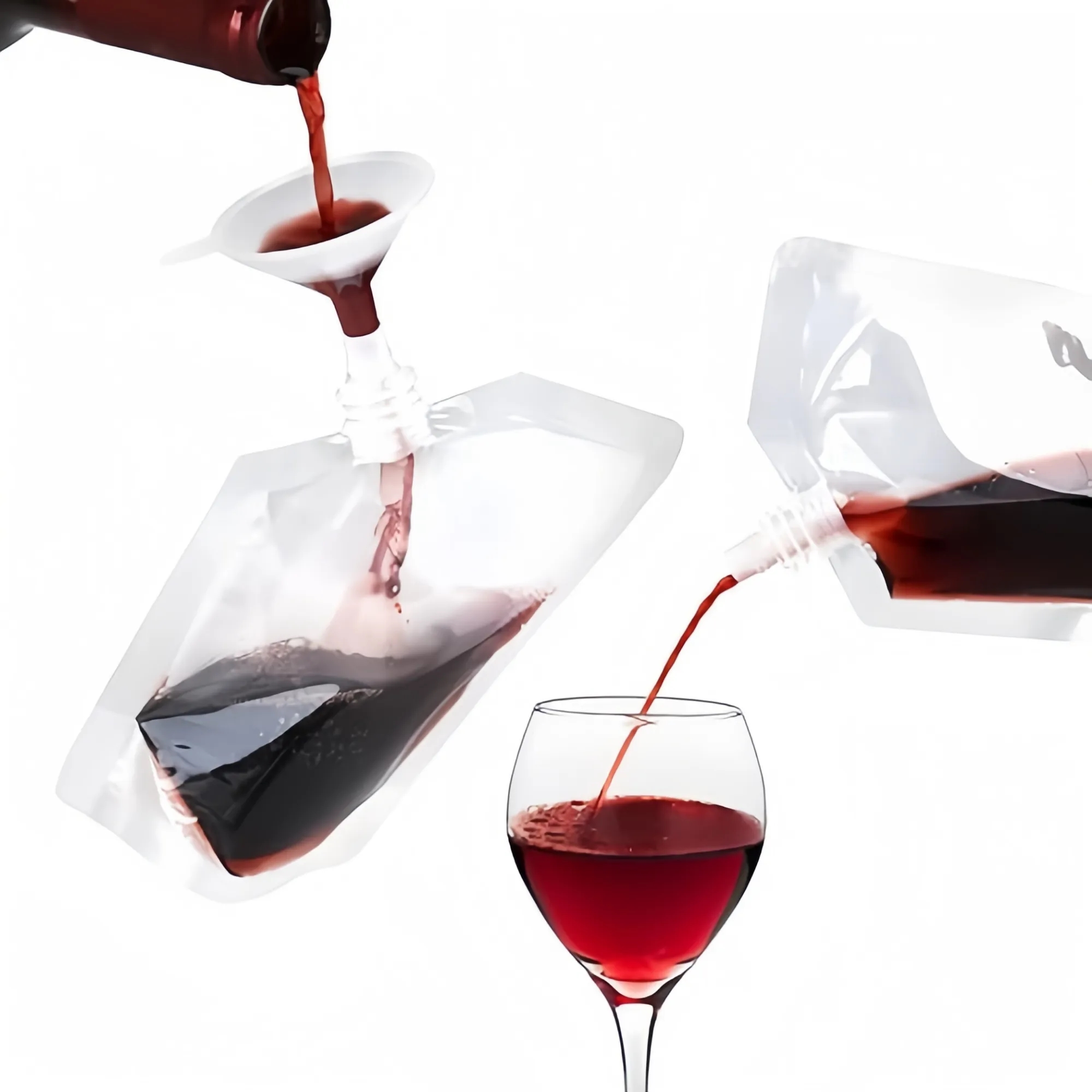 Reusable Plastic Beverage Pouch 2