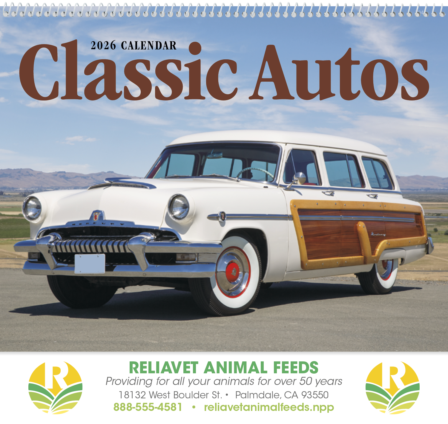 Good Value™ Classic Autos - Spiral Calendar 17