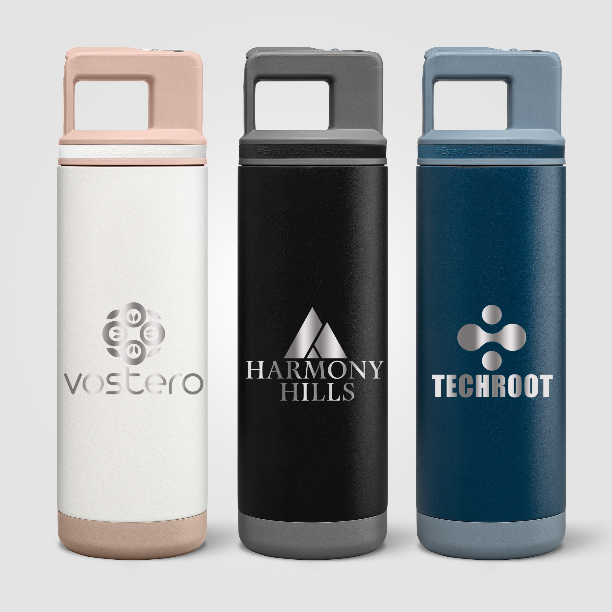 Grosche Alpine Stainless Steel Removable Straw Flip n' Sip Bottle - 20oz 13