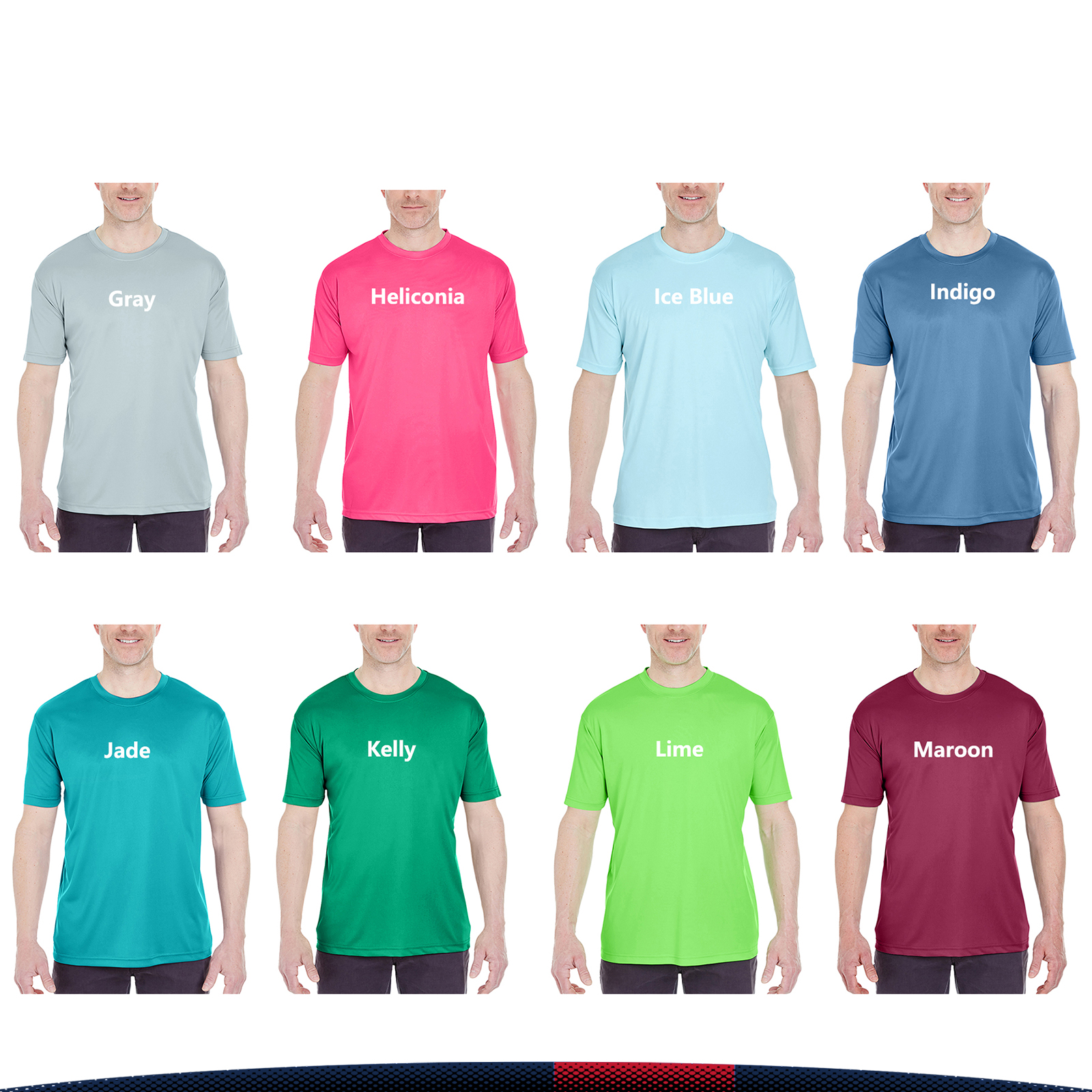 UltraClub® Men's Sports Shirts 6