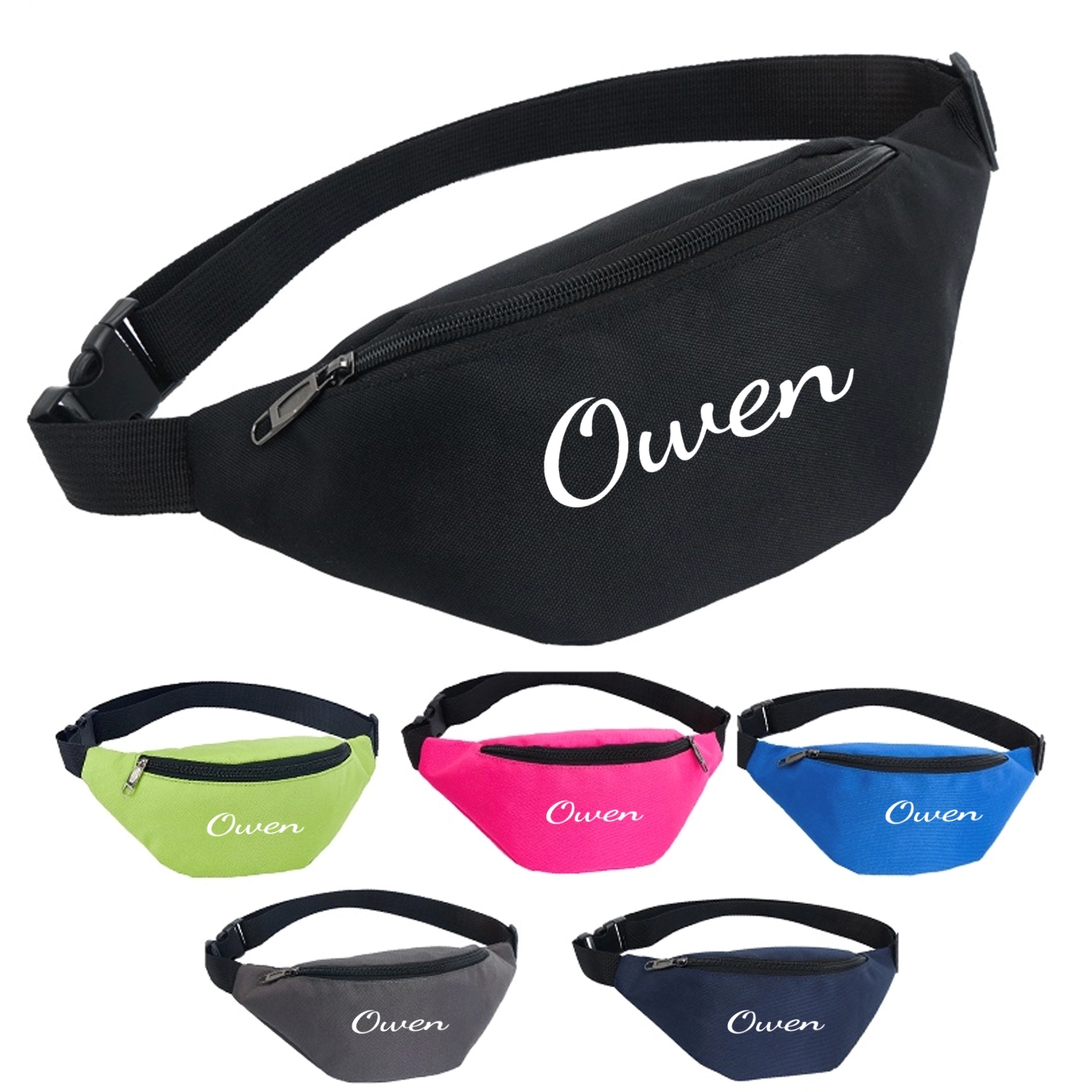 2 Zipper Lightweight Fanny Pack 2
