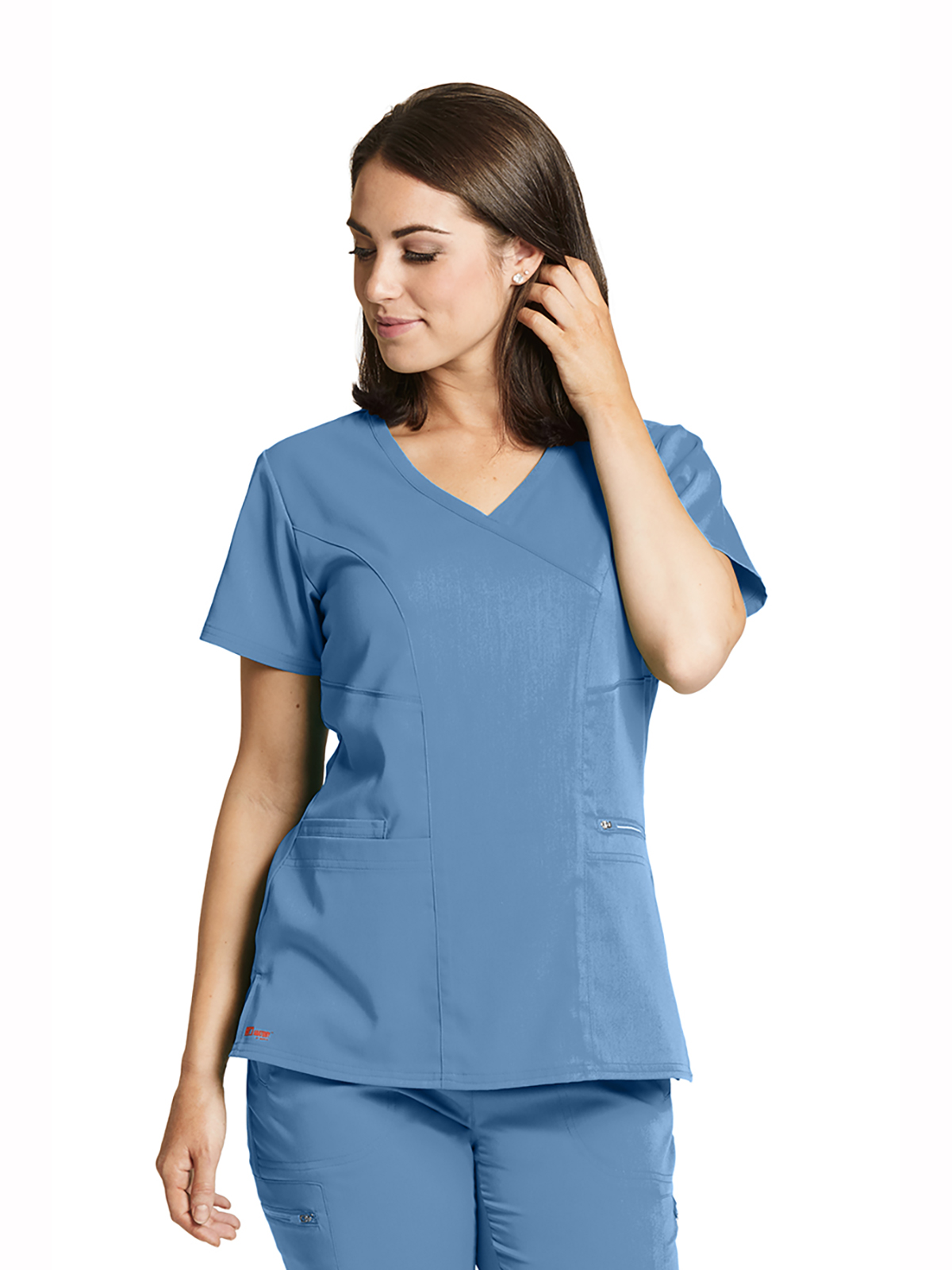 Grey's Anatomy Spandex Stretch - Women's Three-Pocket V-Neck Kim Scrub Top 15