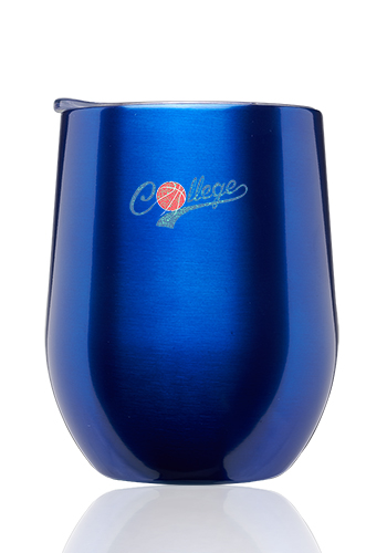 11 oz Largo Stemless Wine Glass with Lid 2