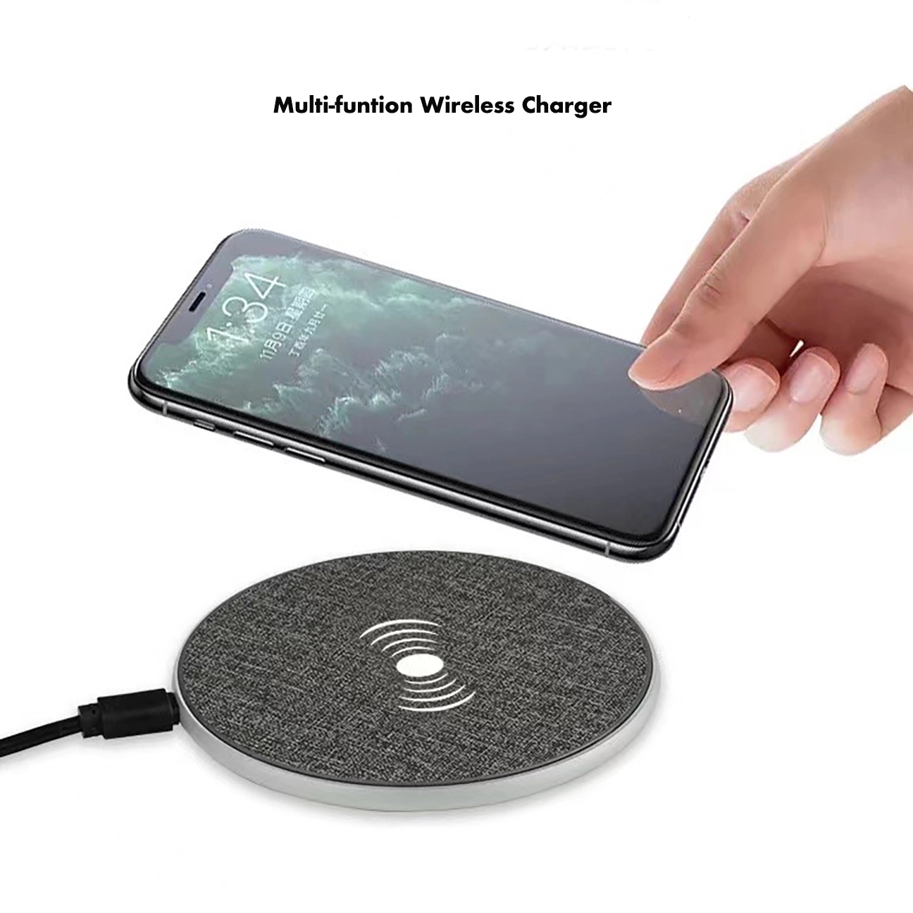 2 in 1 Smart Coffee Mug Warmer with Wireless Charger 9