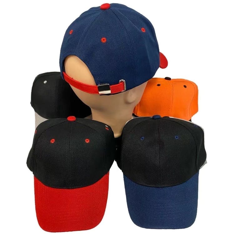 Solid Baseball Caps - Assorted 2