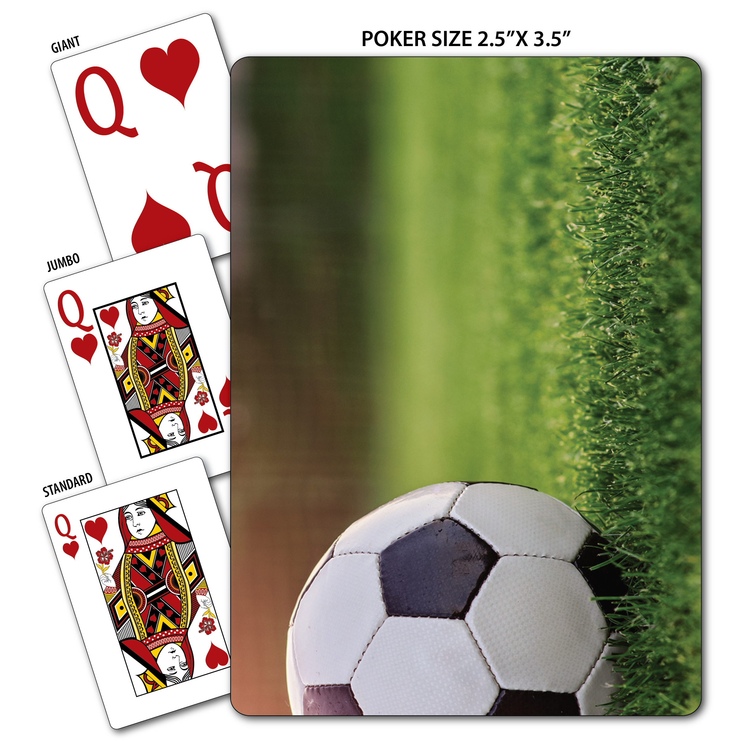 Soccer Theme Poker Size Playing Cards 3