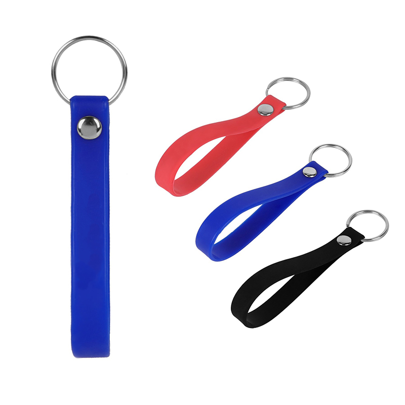 1/2'' Silicone Bracelet Keychain 1