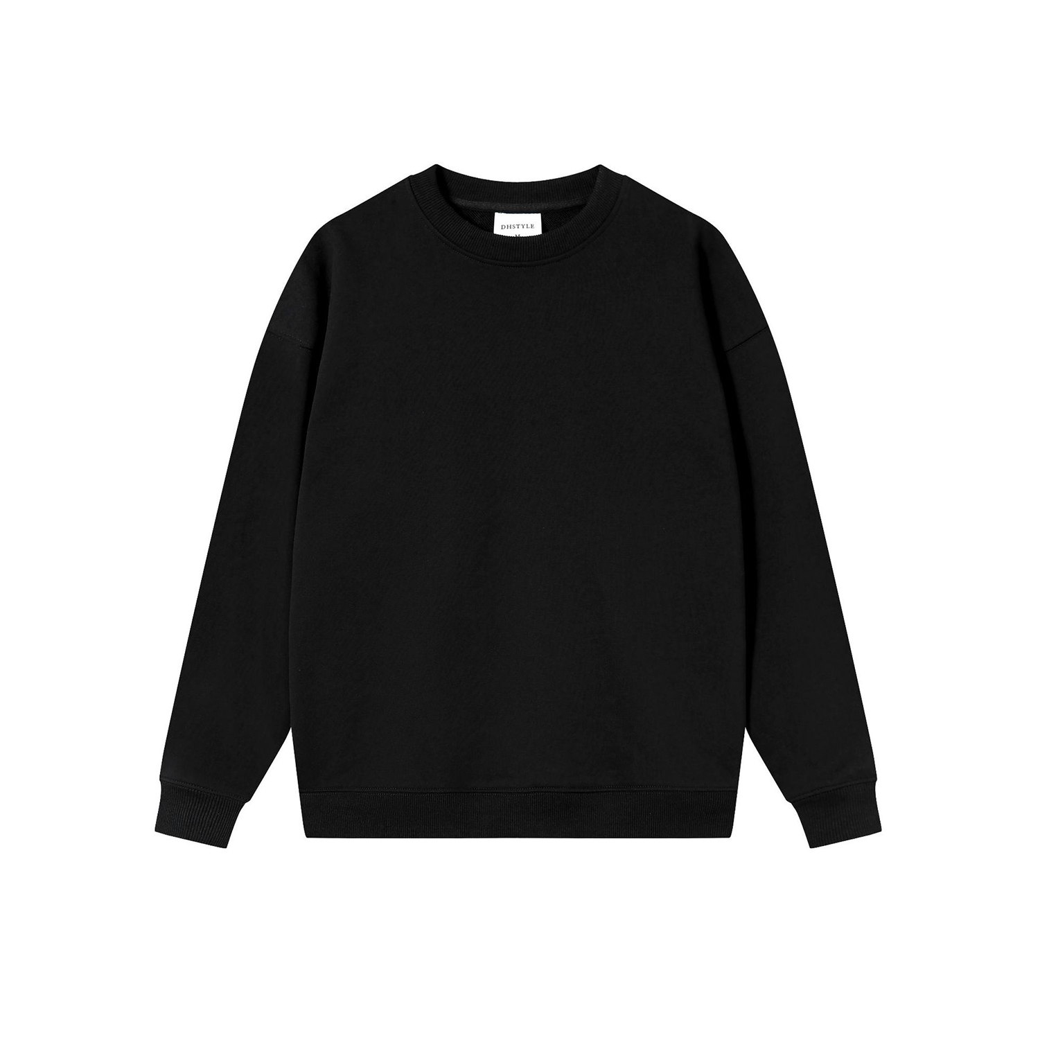 Unisex Cotton Crewneck Pullover Long Sleeve Sweatshirt 8