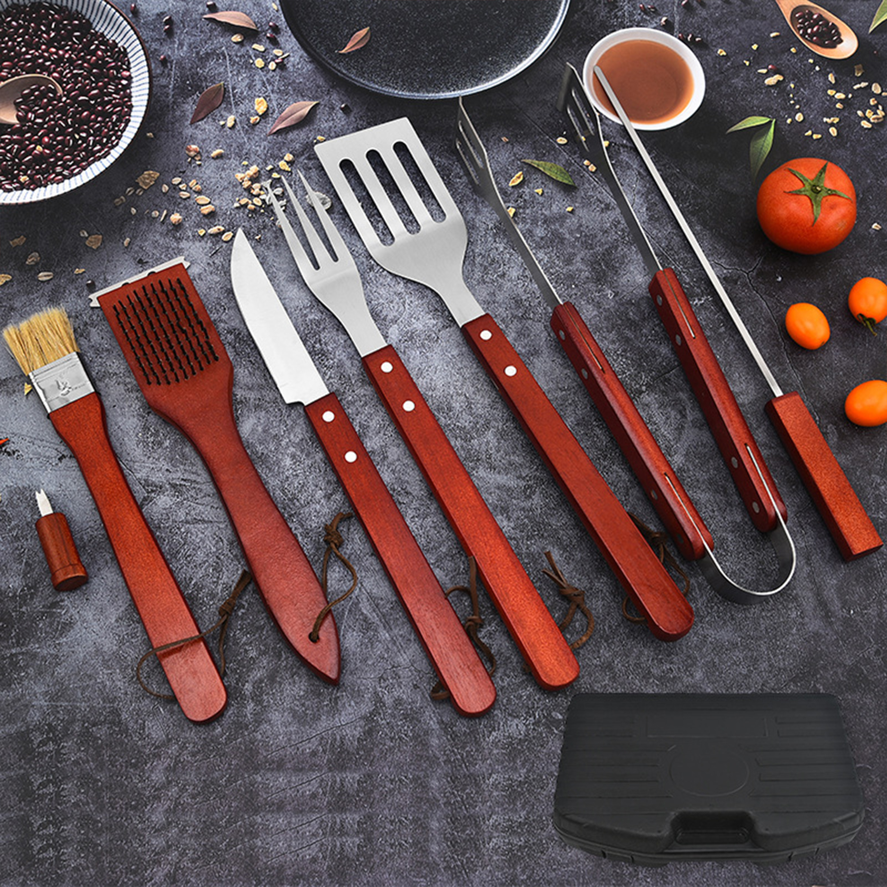 Stainless Steel Bbq 18 Piece Set 4