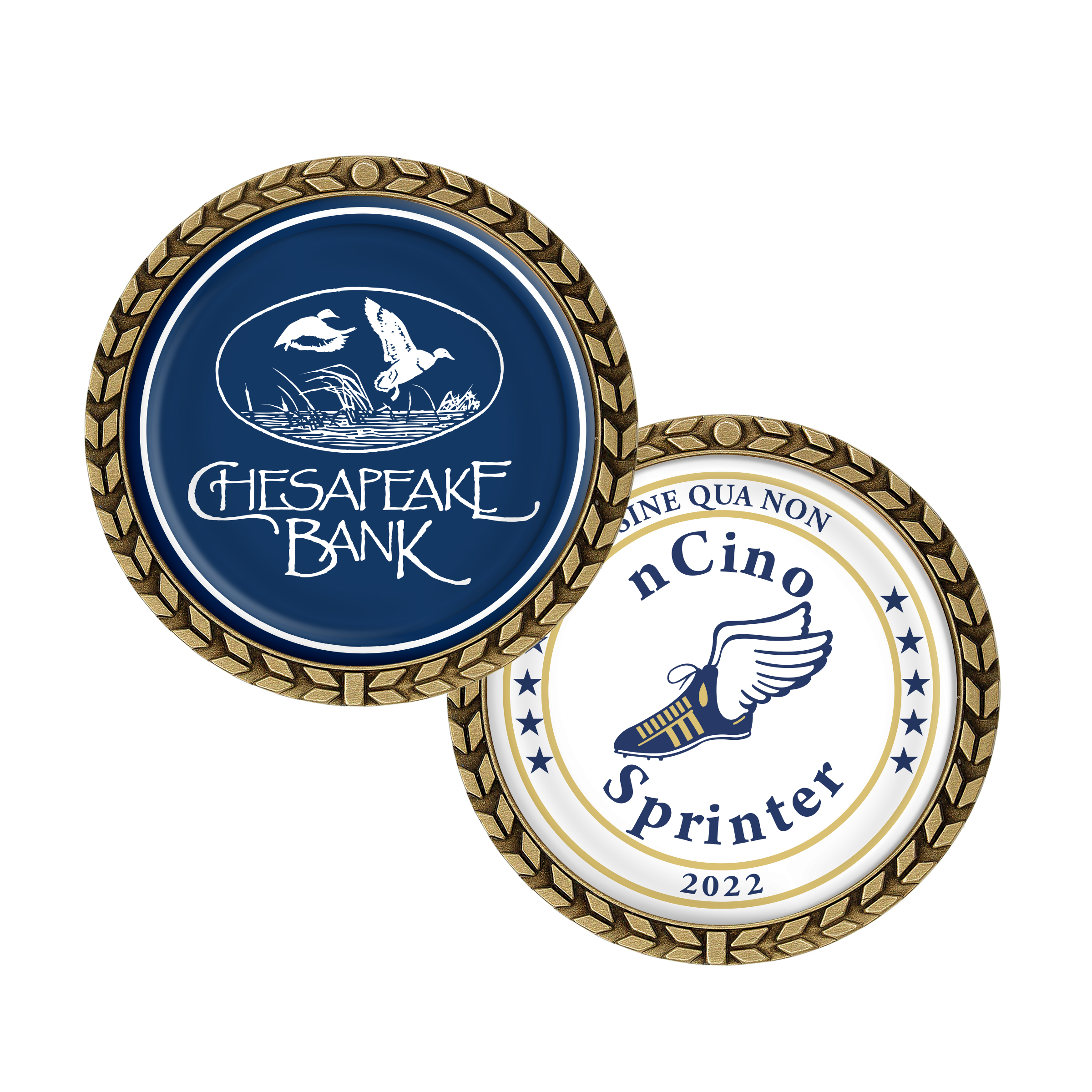1.75" Speed Coin Wreath Border 7