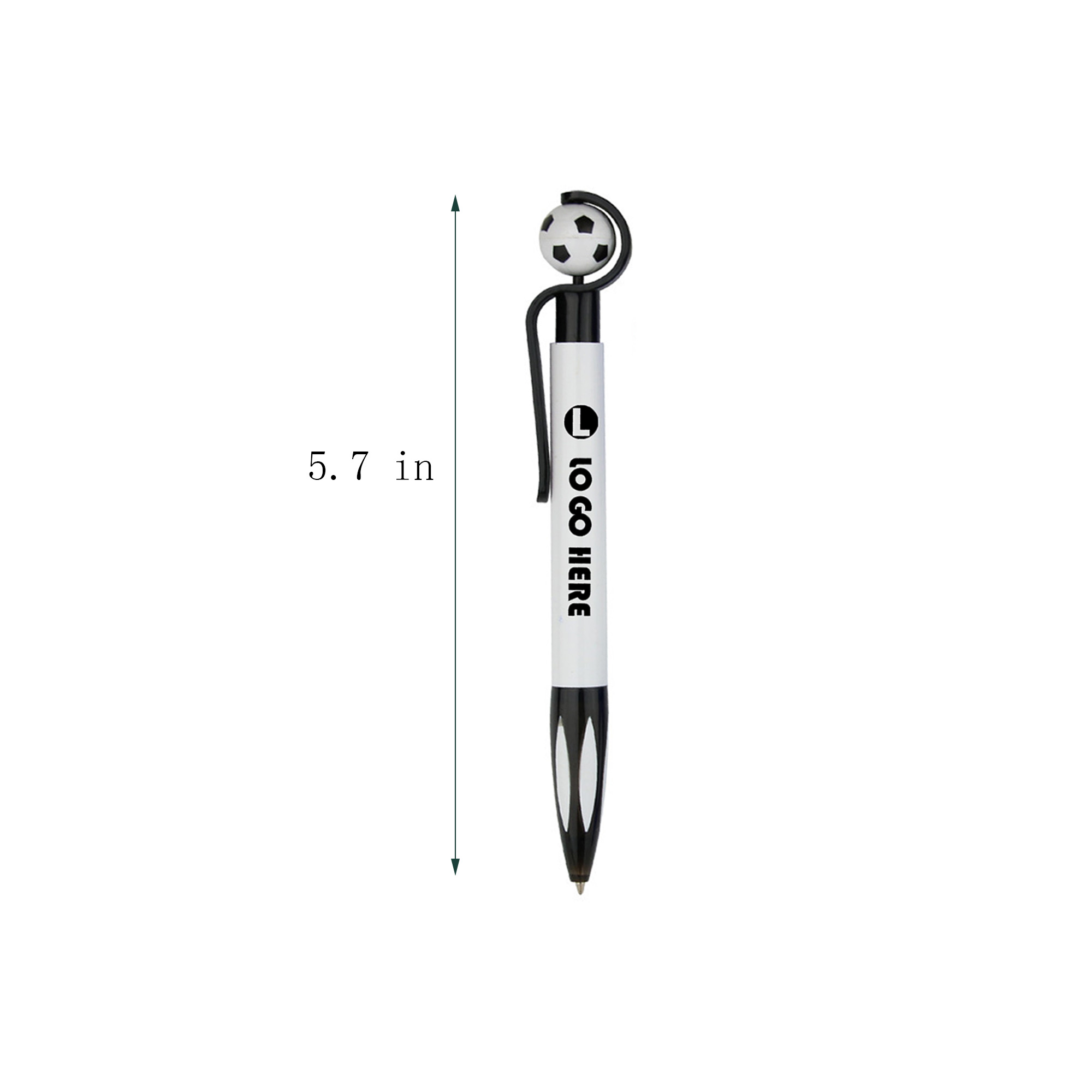 Soccer-Themed Plastic Ballpoint Pen 1
