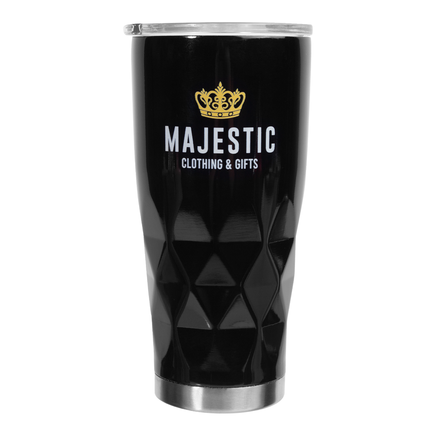 20 oz. Diamond Stainless Steel Travel Mug (1 Color Imprint) 3