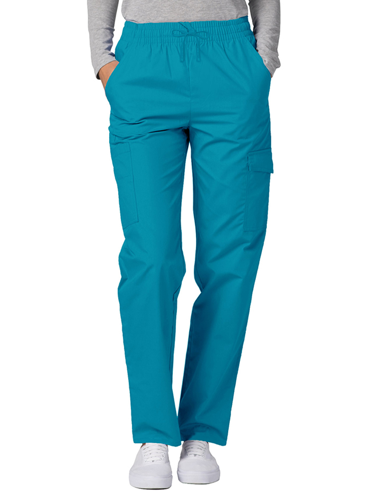 Adar - Universal - Women's Natural-Rise Multipocket Cargo Tapered Leg Pant 8