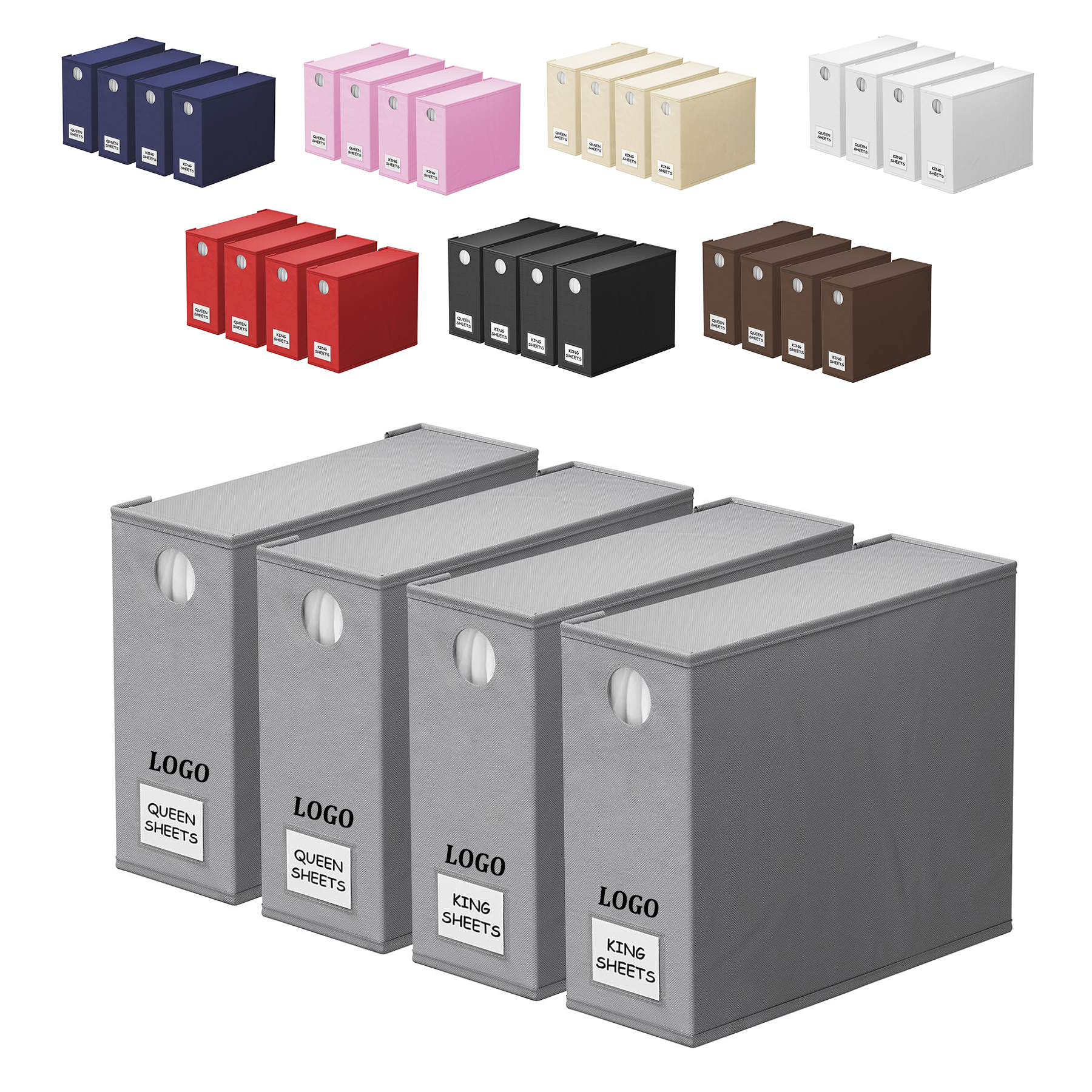 Foldable storage box 1
