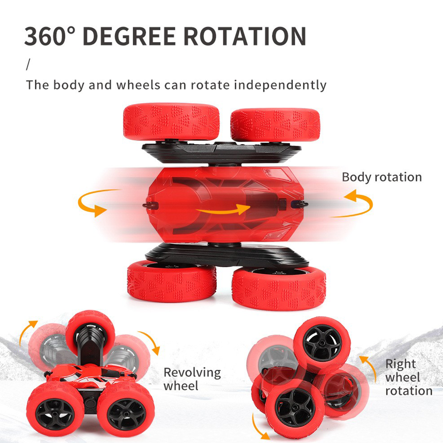 Double Sided Drift Remote Control Stunt Car 3