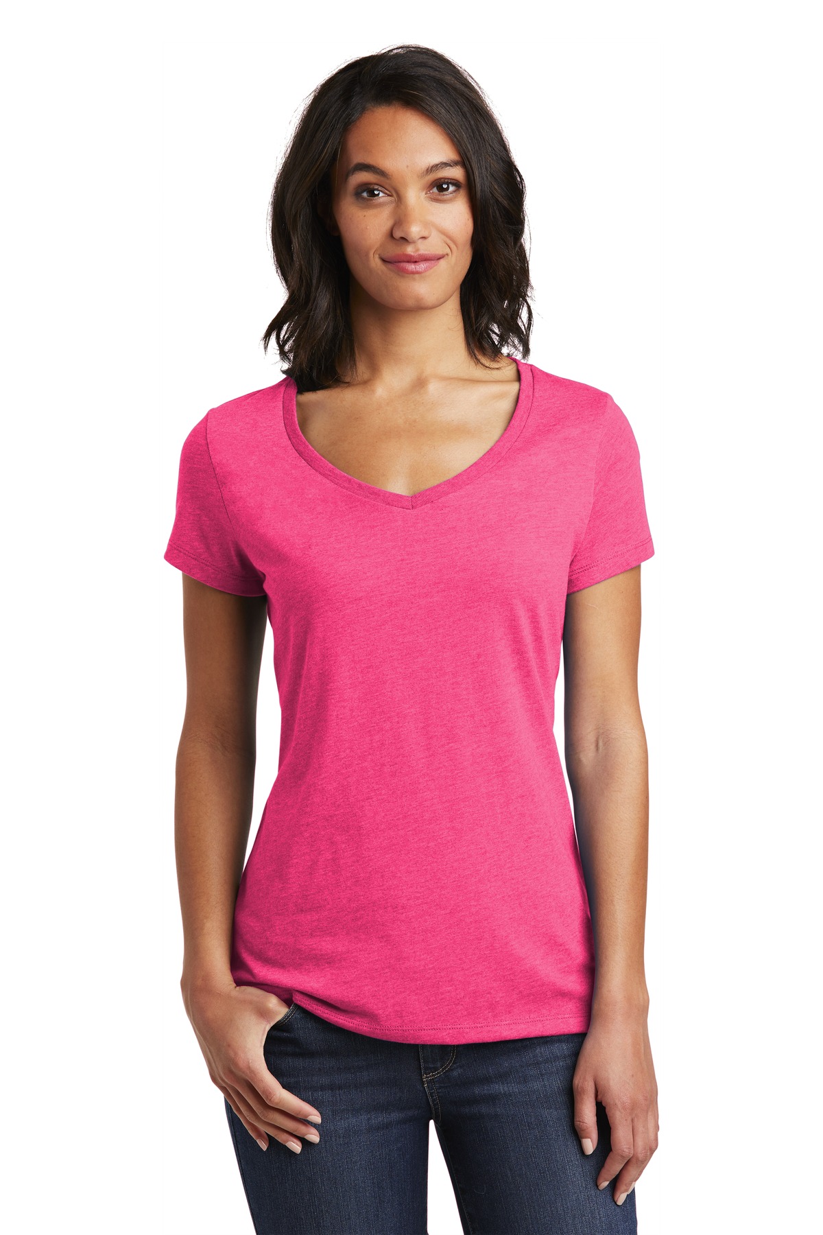 District Women's Very Important Tee V-Neck. DT6503 13