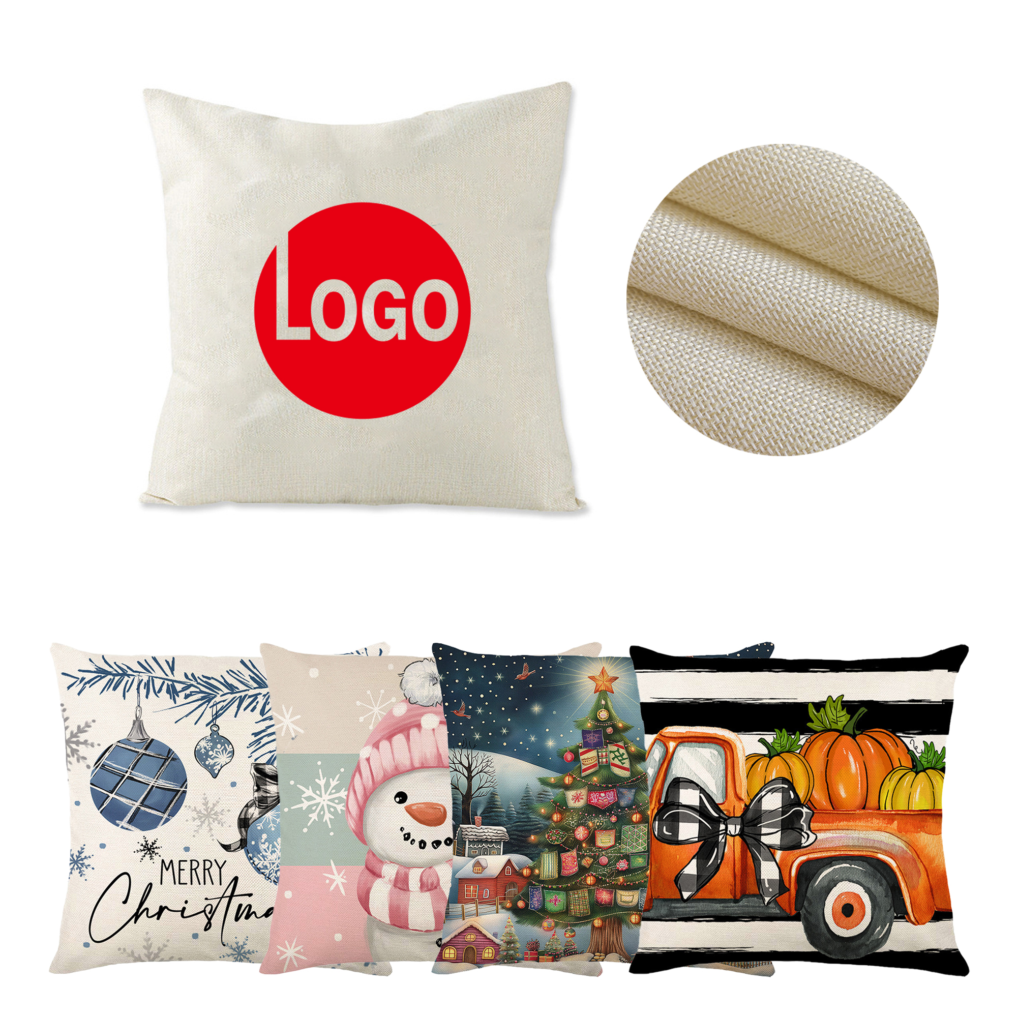High-Quality Linen Pillowcase with Hidden Zipper 6