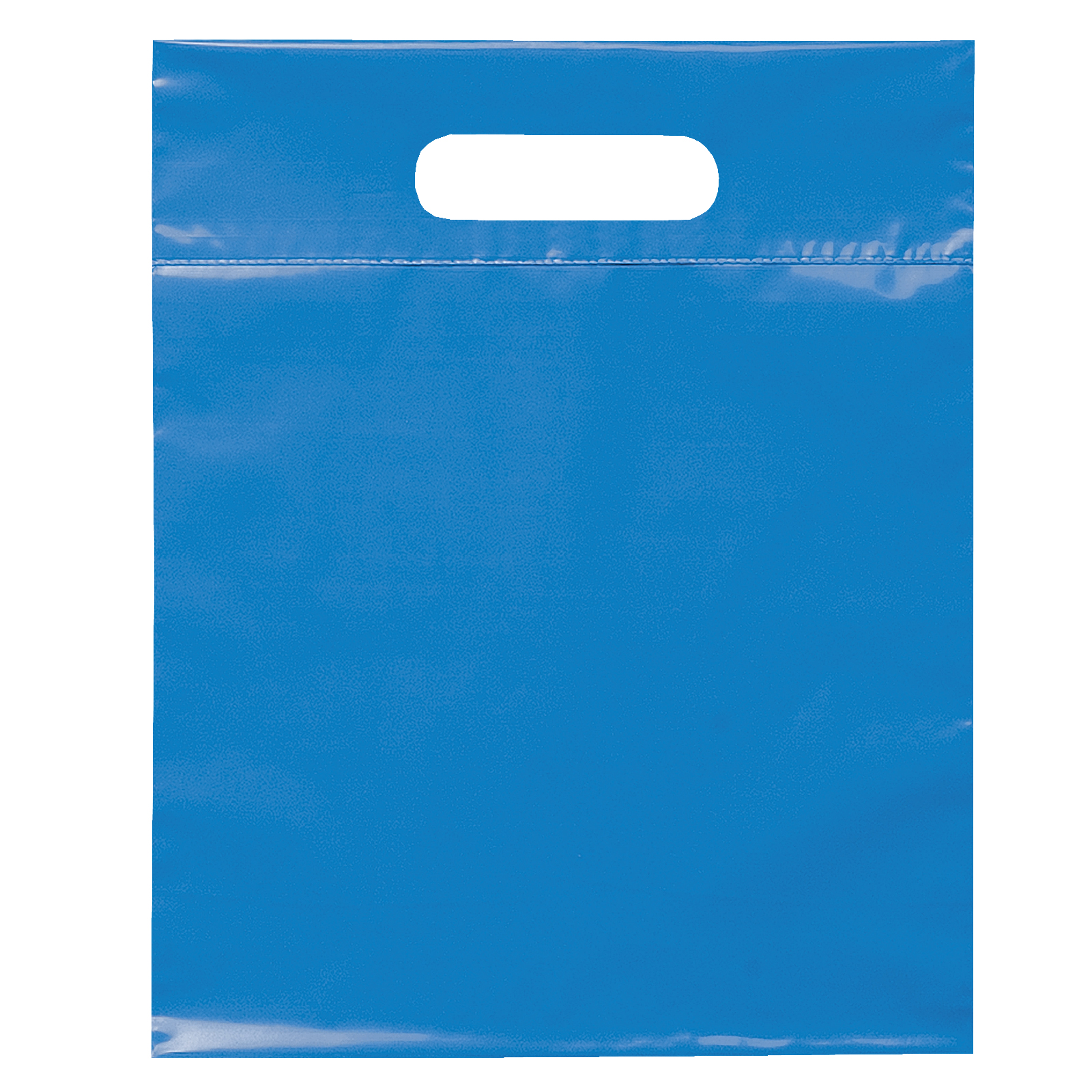 Die Cut Handle Bag - 9 1/2W x 12H - Flexo Ink Print 3