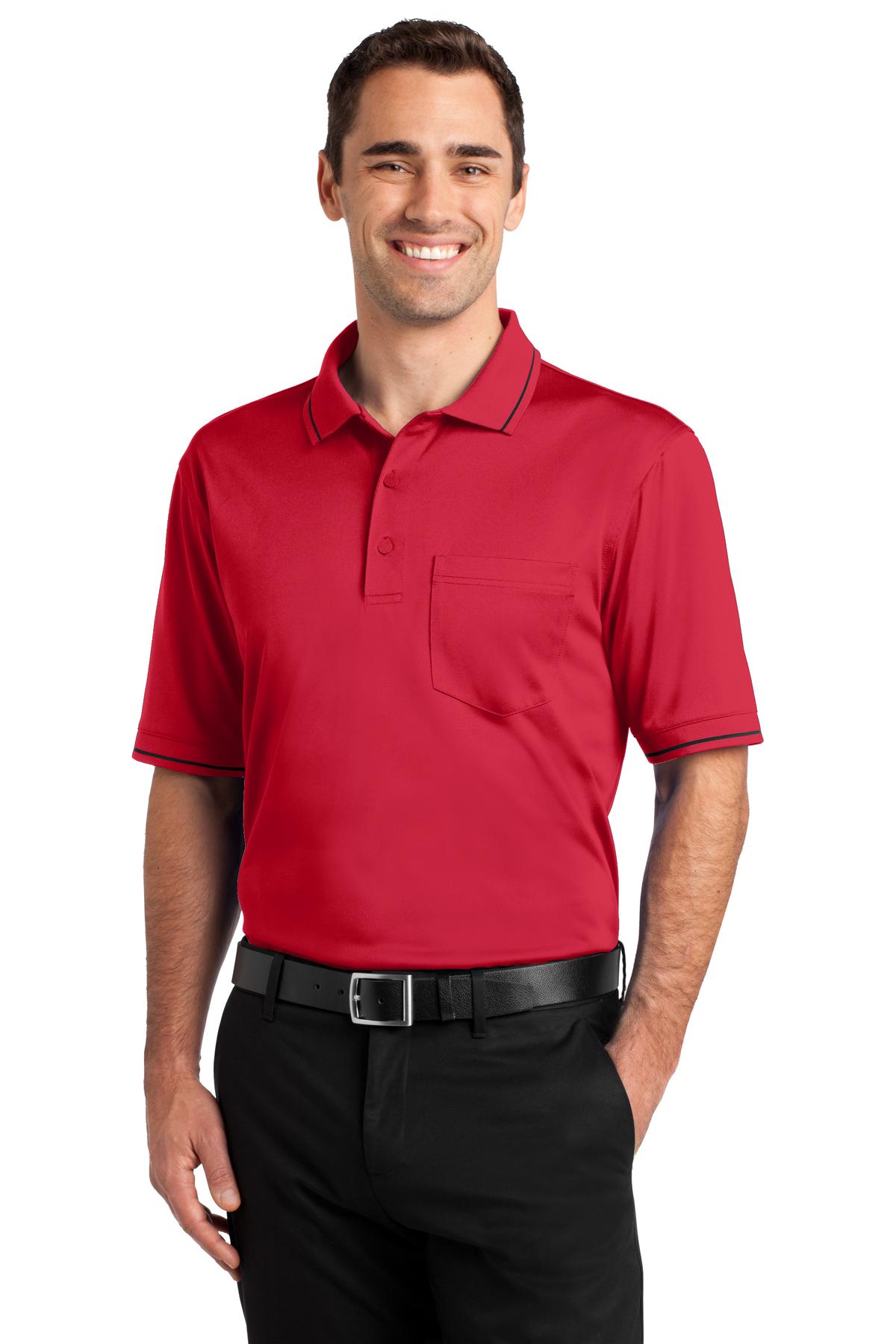 CornerStone Select Snag-Proof Tipped Pocket Polo. CS415 21