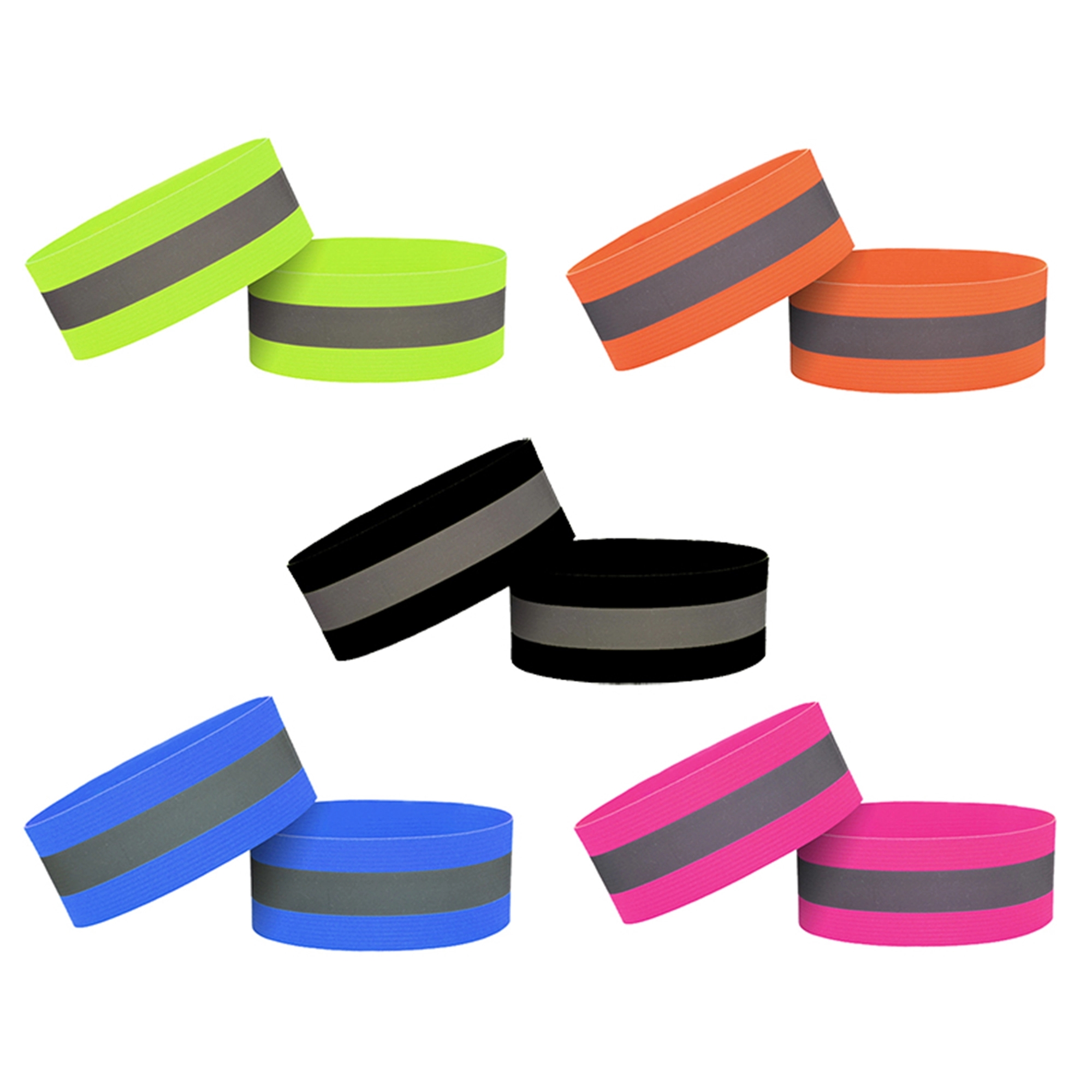High Visibility Reflective Arm/Leg Band 2