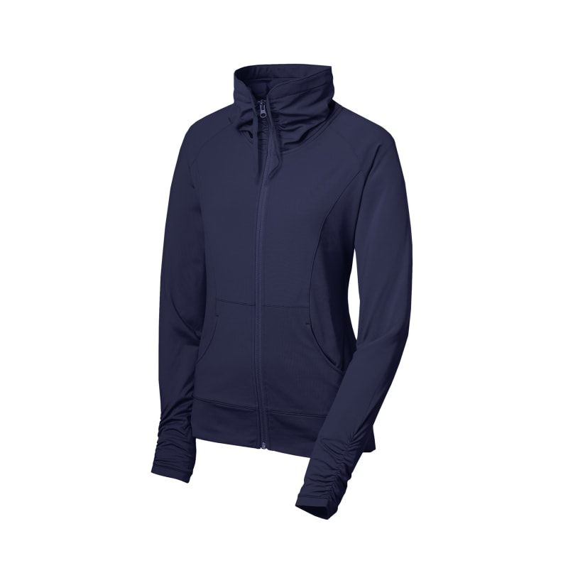 Sport-Tek Women's Sport-Wick Stretch Full-Zip Jacket. 3