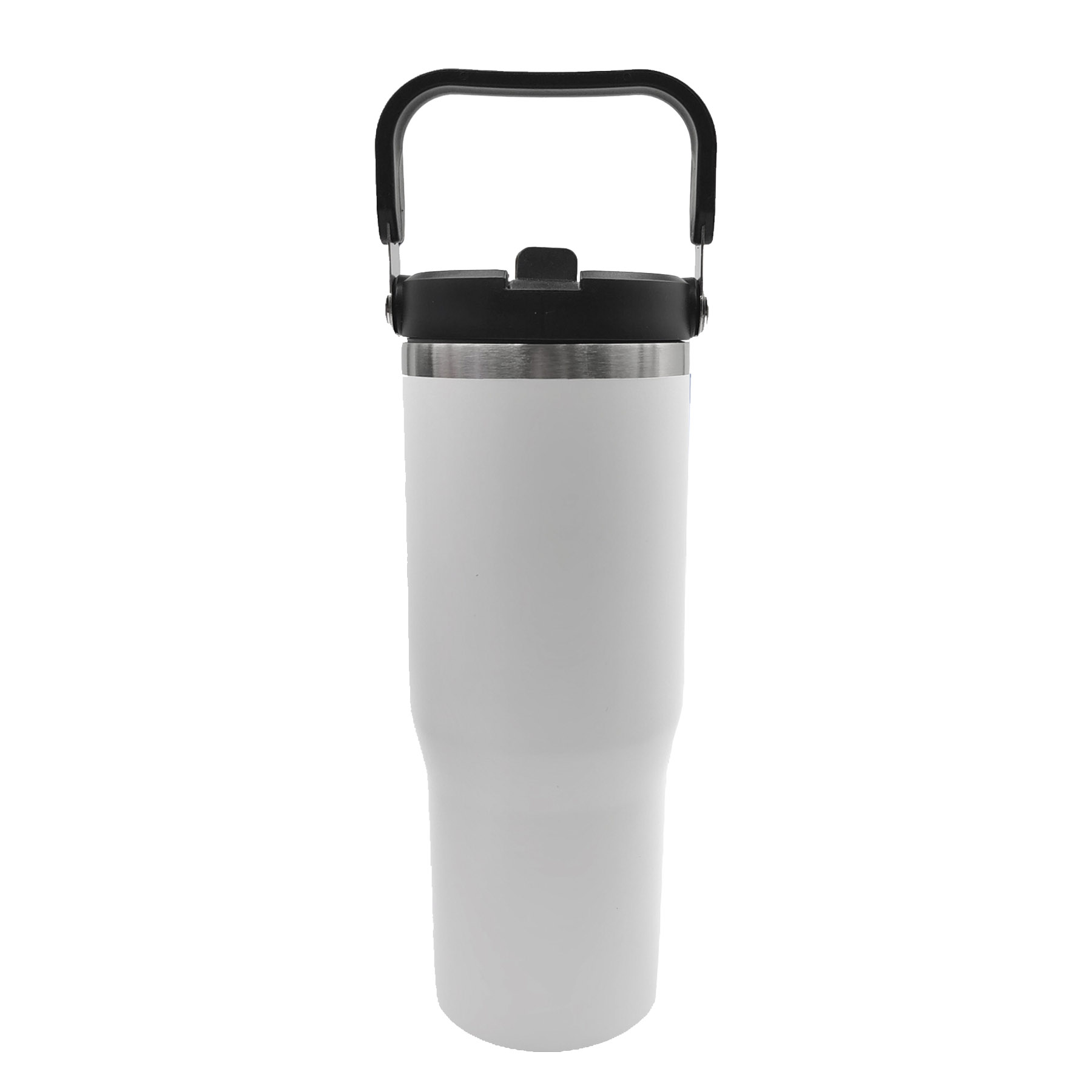 30 oz. Stainless Steel Insulated Mug with Handle and Built-In Straw 2