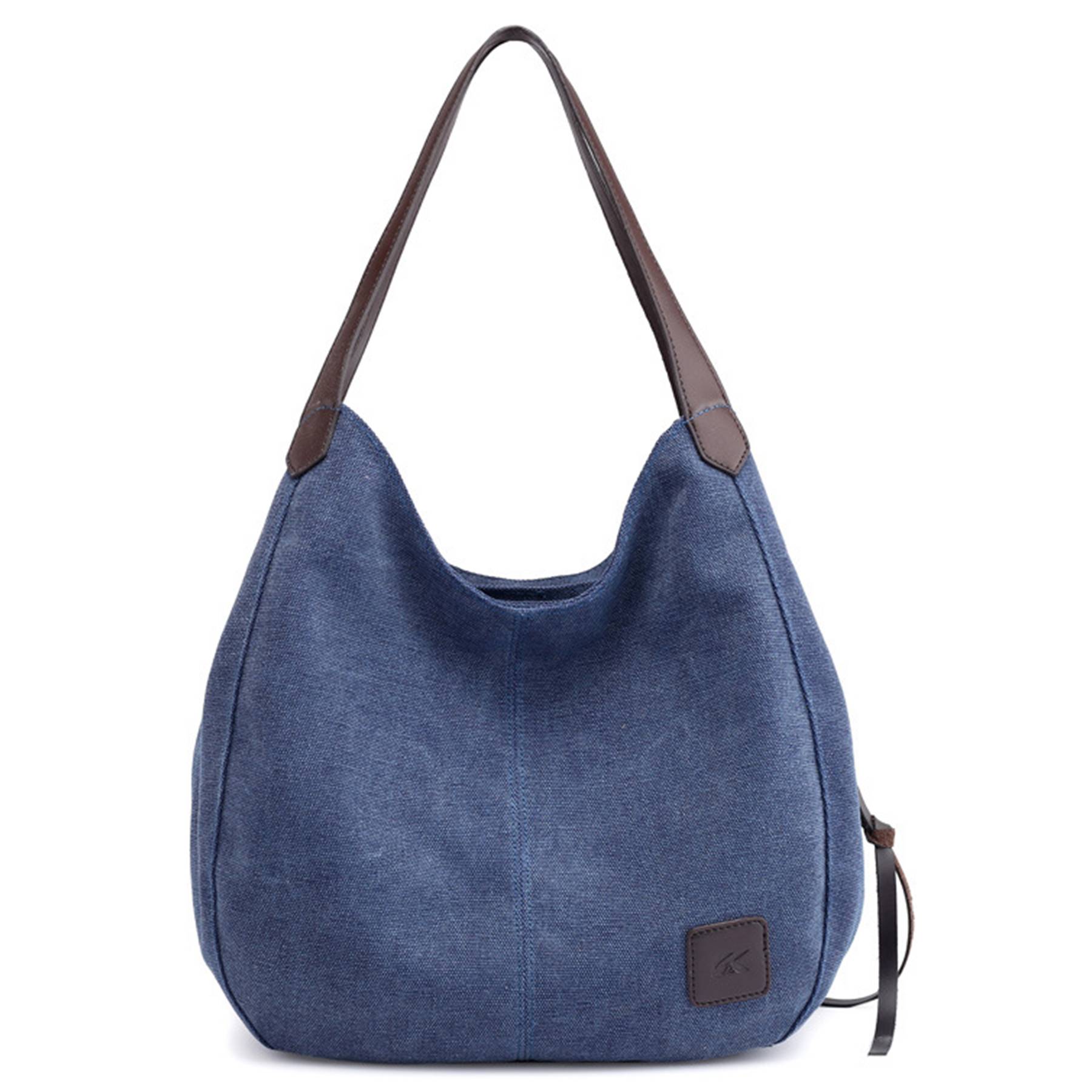 Canvas Women's Multi-pocket Tote Bag, custom tote bag with logo imprint 10