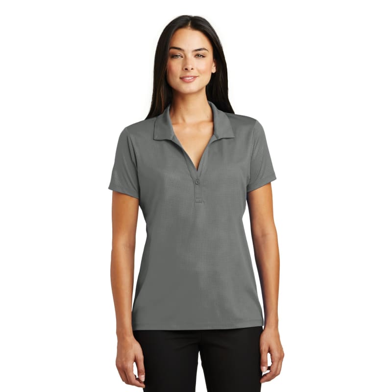 Sport-Tek Women's Embossed PosiCharge Tough Polo . 3