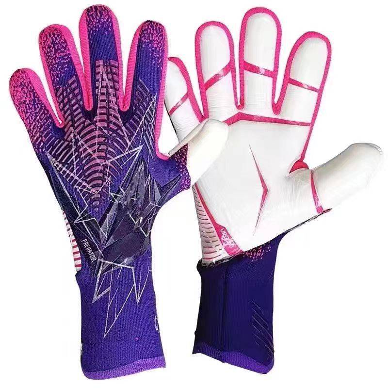 Adult and children's latex football goalkeeper gloves 4