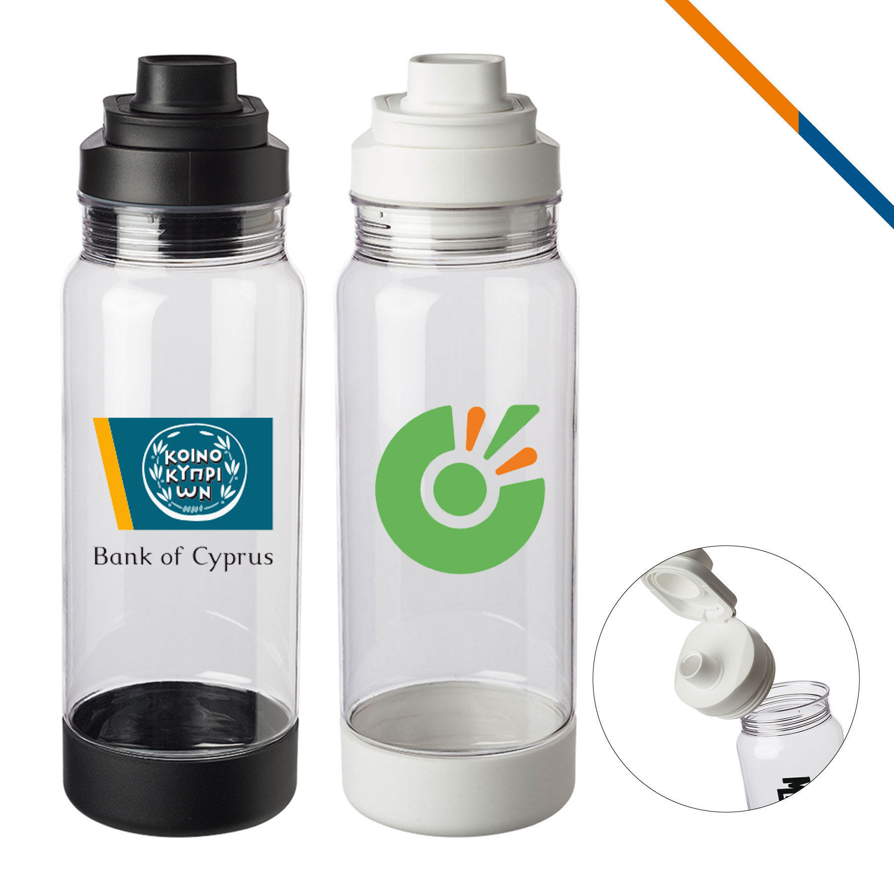 Nexus Wide Mouth Plastic Water Bottle - 40 OZ. 2