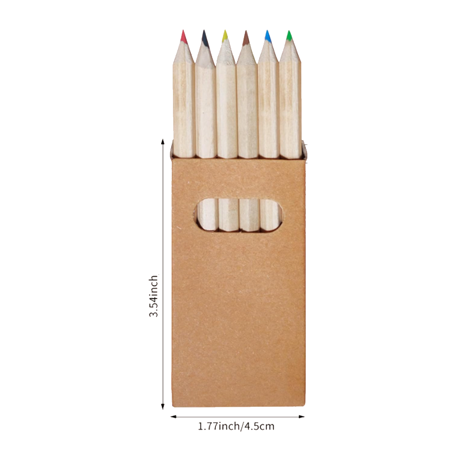 Wooden And Custom Non-toxic 6-pieces twistable crayons 2