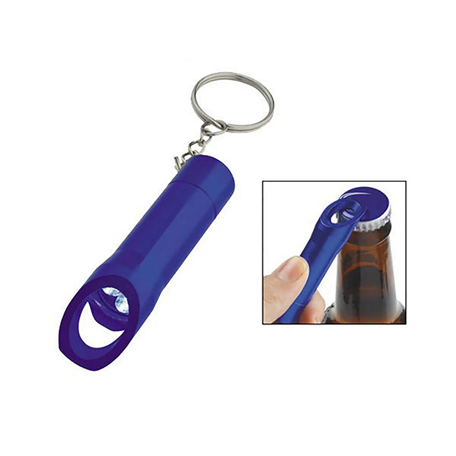 Aluminum LED Bottle Opener Keychain 4