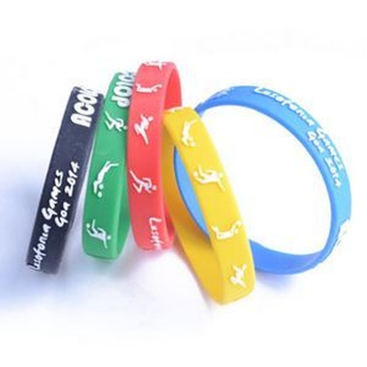 Embossed & Printed Silicone Bracelet 2