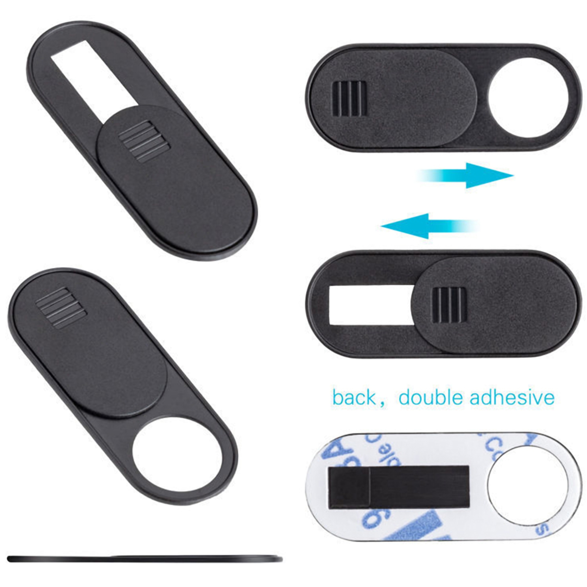 Colorful Plastic Webcam Privacy Covers 2