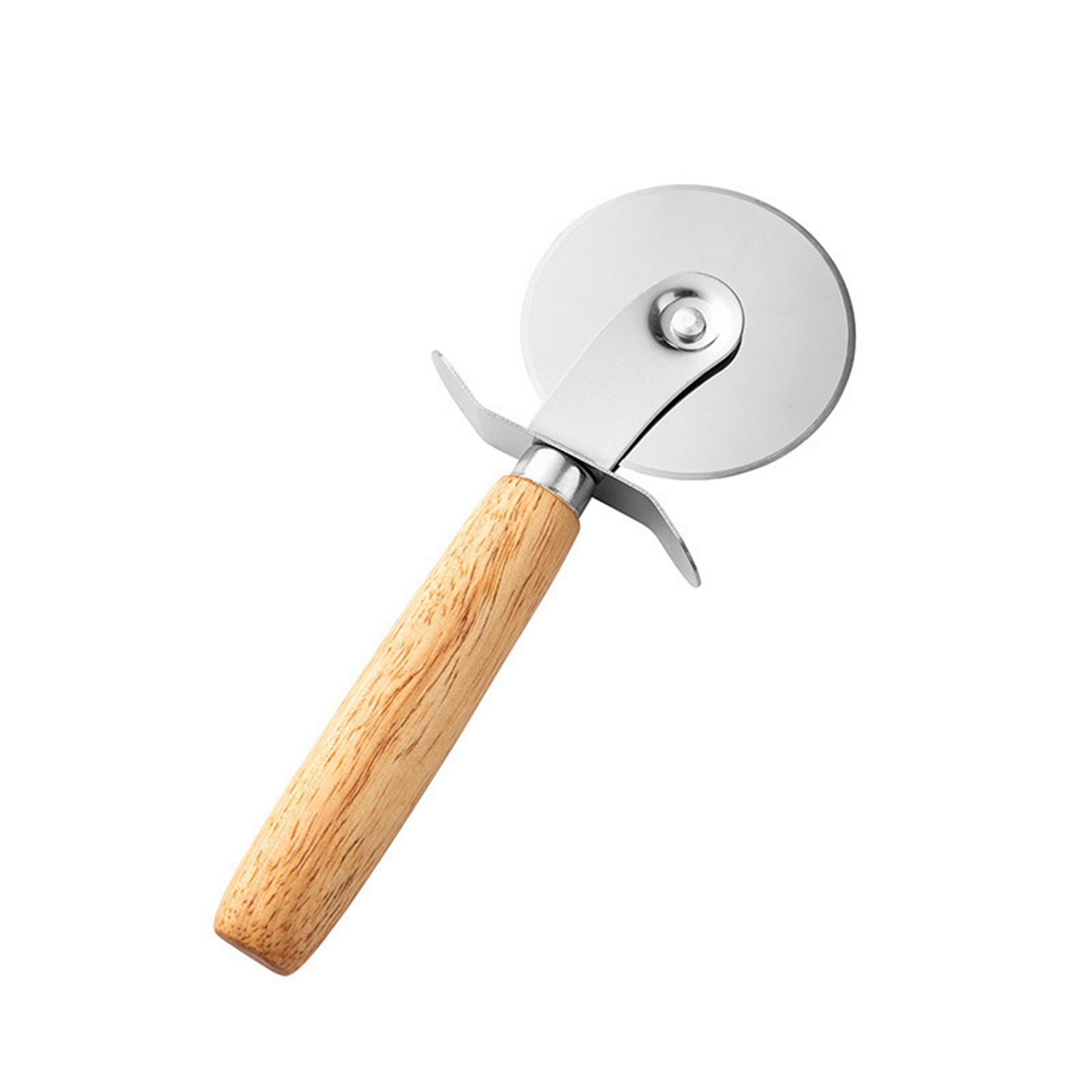 Ergonomic Non Slip Handle Stainless Steel Pizza Cutter 6