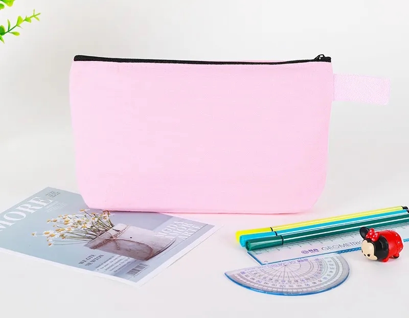 Multicolor Canvas Pencil Case 4