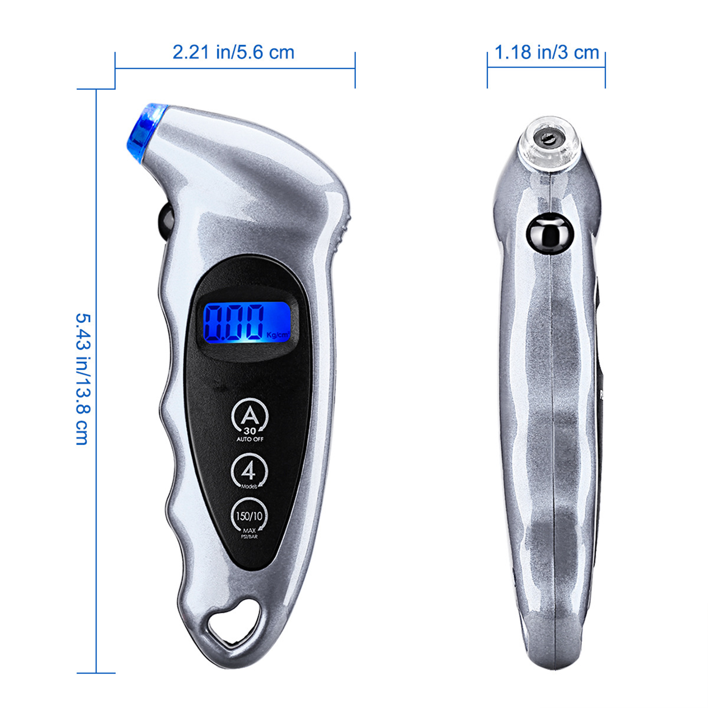 Abs Digital Tire Pressure Gauge 12