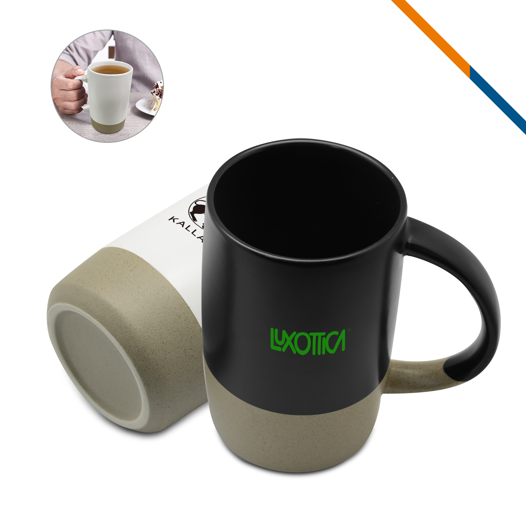 Phoebe Ceramic Mug - 17OZ. 3