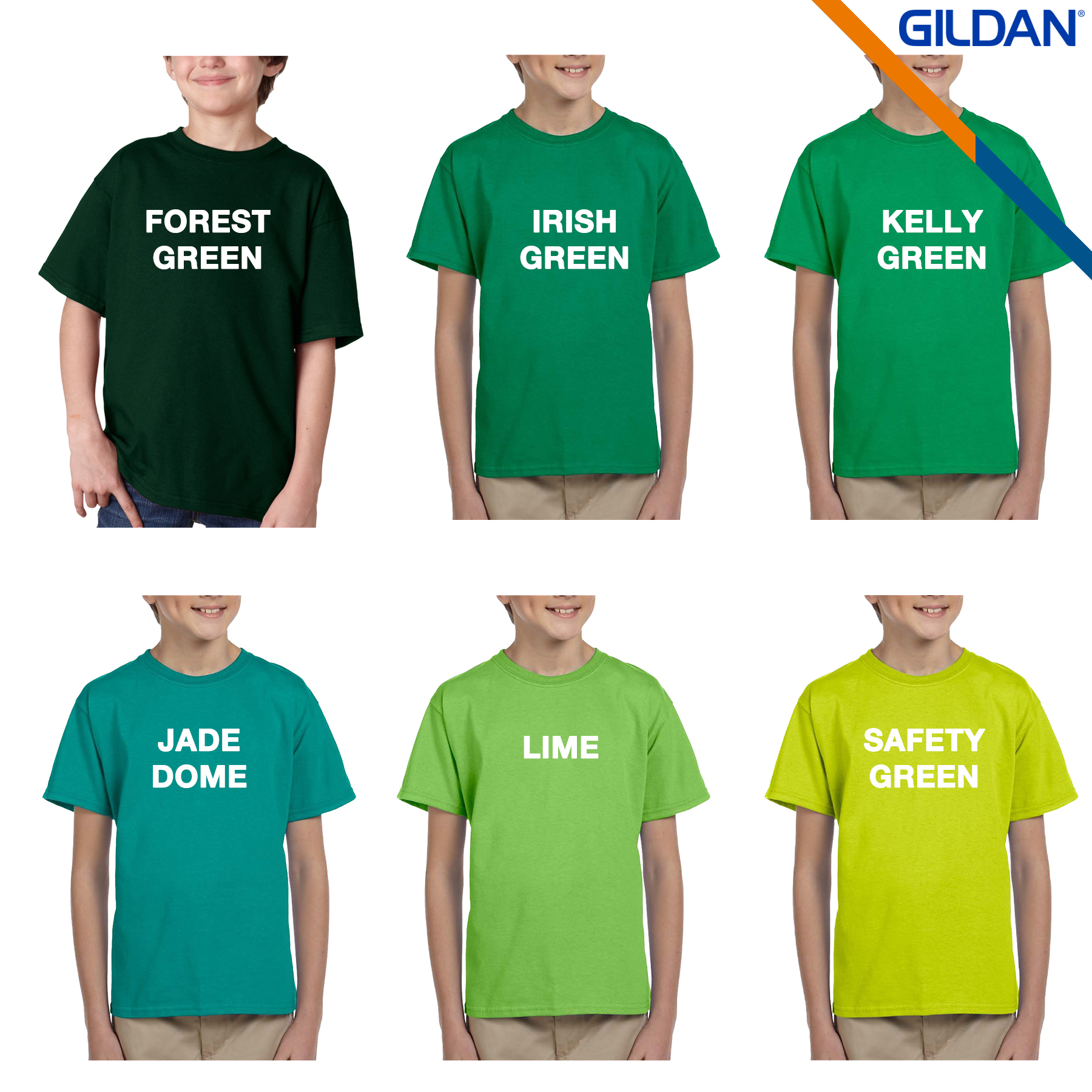 Gildan® 6.1 oz 100% Cotton Preshrunk YouthT-shirts 9