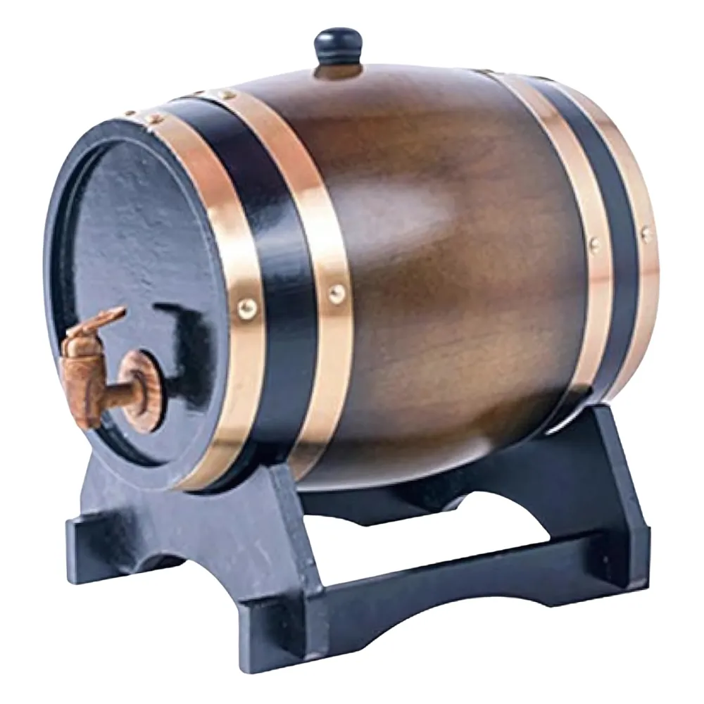 1.5L Oak Barrel Dispenser 5