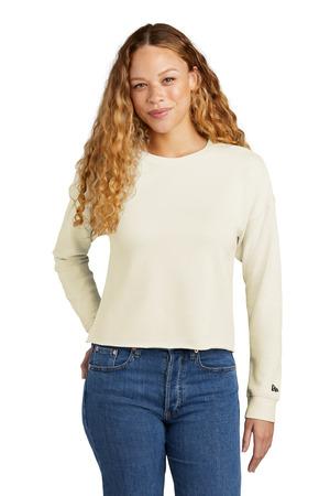 Women's Tri-Blend Fleece Crop Crew