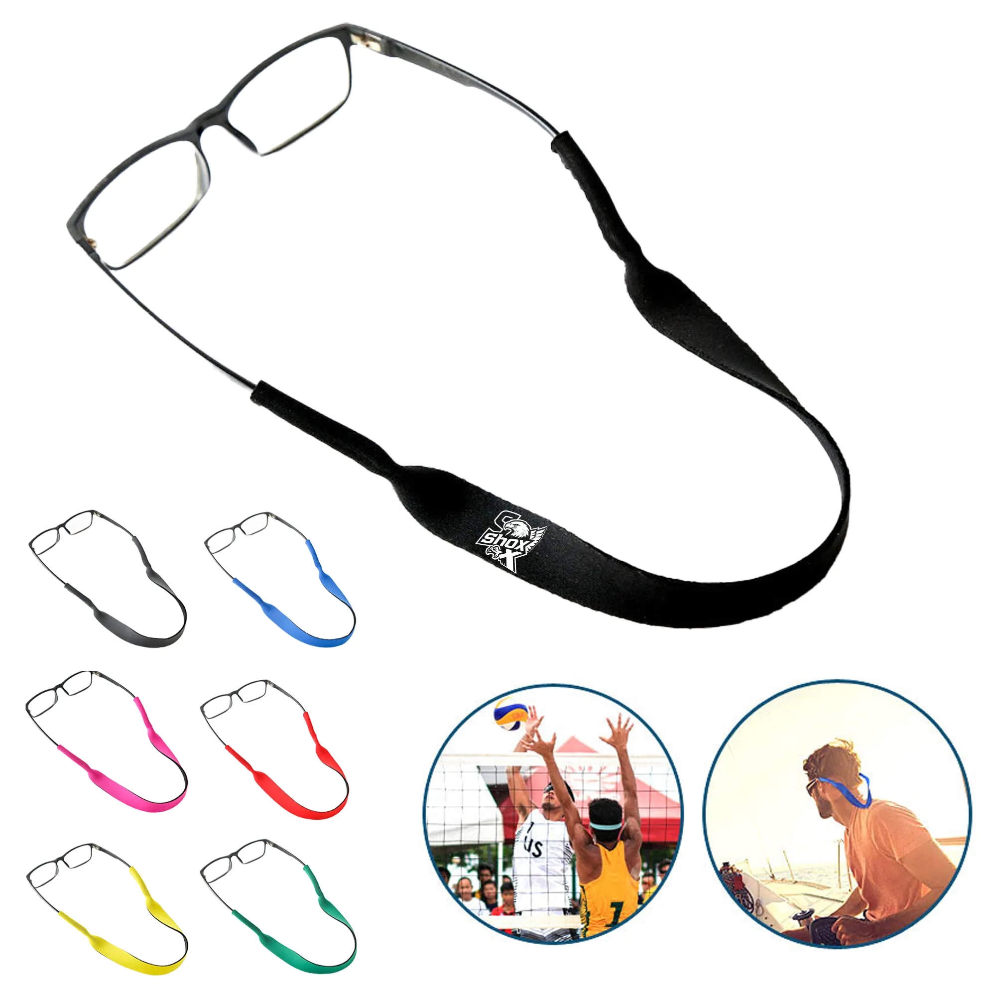 MOQ 20 Non-slip Adjustable Eyeglasses Cord 4