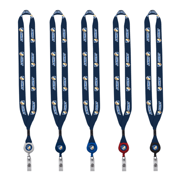 3/4" rPET Dye-Sublimated Lanyard w/ Metal Crimp & Metal Split-Ring 27