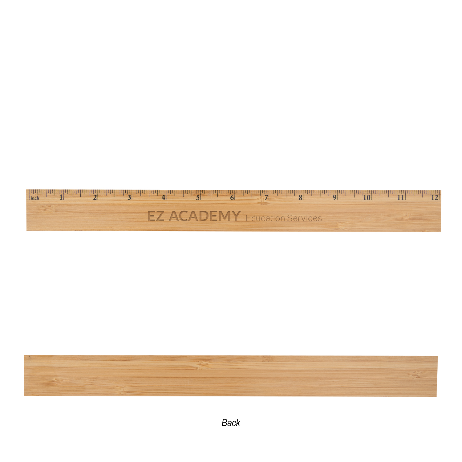 12" Bamboo Ruler 1